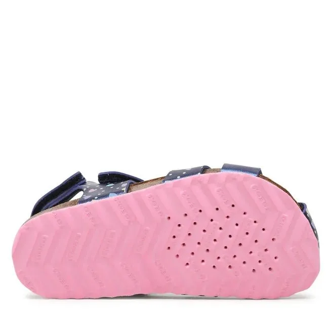 Geox - Chalki Sandal - Navy/Pink
